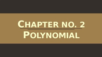 Preview of Introduction to polynomials