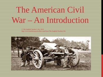 Preview of Introduction to the American Civil War PowerPoint