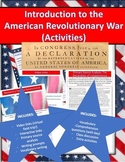 Introduction to the American Revolutionary War (Activities Only)