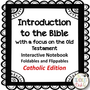 Preview of Introduction to the Catholic Bible Interactive Notebook Foldables