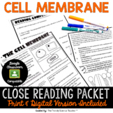 Introduction to the Cell Membrane Close Reading Packet