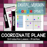 Introduction to the Coordinate Plane - DIGITAL Notes and Practice