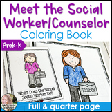 Meet the Social Worker or Counselor Coloring Book Introduc