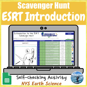 Preview of Introduction to the ESRT Scavenger Hunt | Digital Activity | Self-Checking | NYS