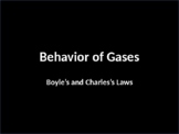 Introduction to the Gas Laws: Powerpoint