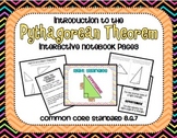 Introduction to the Pythagorean Theorem Interactive Notebook