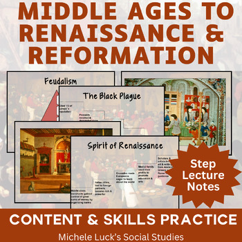 Preview of Introduction to the Renaissance from the Middle Ages Step-Notes Lecture