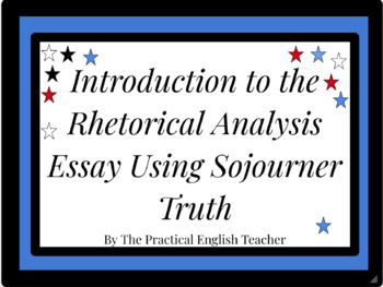 sojourner truth rhetorical analysis essay