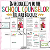 Introduction to the School Counselor Editable