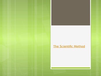 Preview of Introduction to the Scientific Method