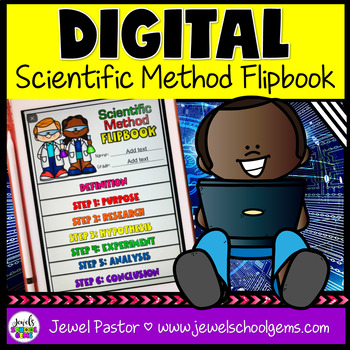 Preview of Introduction to the Scientific Method Activities DIGITAL Flipbook Google™ Slides