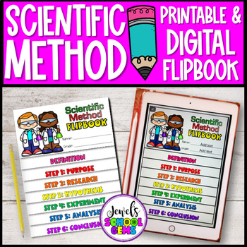 Preview of Introduction to the Scientific Method Flip Book Worksheet Activities