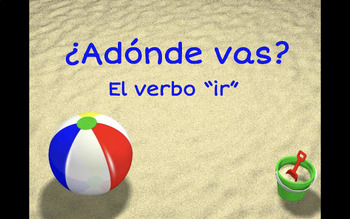 Preview of Introduction to the Spanish verb "ir" (to go)