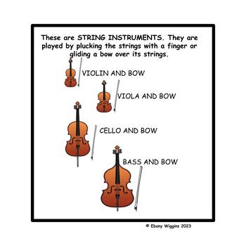 Introduction to the Strings Family by Peace Love and Music | TPT