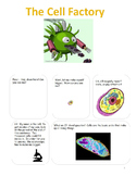 Introduction to the parts of an animal cell comic strip