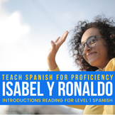 Introductions reading in Spanish - Isabel y Ronaldo