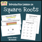 Introductory Lesson on Square Roots | NO PREP