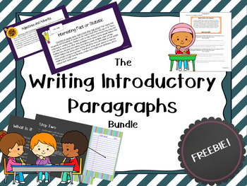 Preview of Introductory Paragraphs Bundle