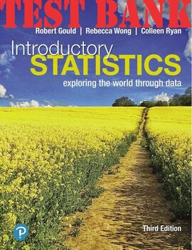 Preview of Introductory Statistics_Exploring the World Through Data 3rd Ed Gould TEST BANK