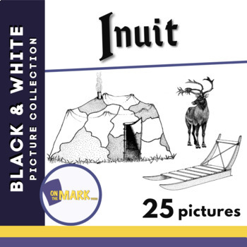 Preview of Inuit Black & White Picture Collection Grades K-8