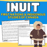 Inuit: First Nations in Canada Informational Passage, Work