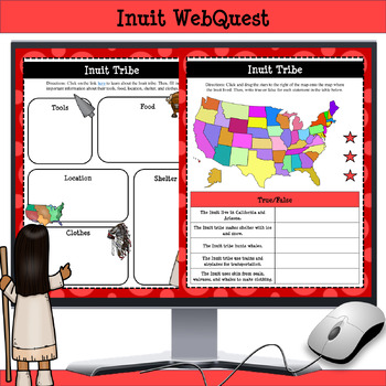 Preview of Inuit Native Americans WebQuest