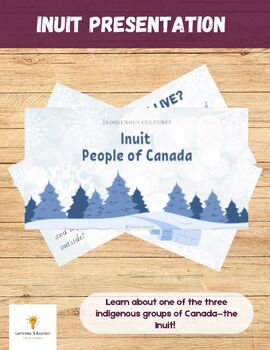 Preview of Inuit People of Canada Presentation - Indigenous Education Grades 1/2 and 3/4