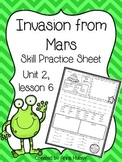 Invasion from Mars (Skill Practice Sheet)