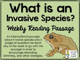 Invasive Species - Animal Actions - Weekly Reading Passage