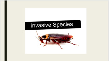 Preview of Invasive Species Guided Notes Google Slides