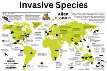 Preview of Invasive Species Poster and 8 Lessons of Work and Activities