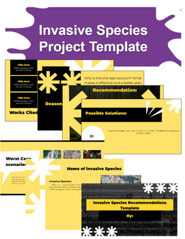 Preview of Invasive Species Project Template