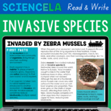 Invasive Species Reading Comprehension Passages & Writing 