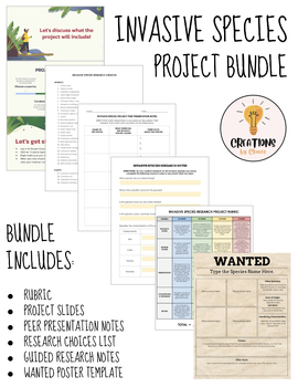 Preview of Invasive Species Research Project BUNDLE