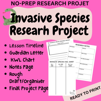 Preview of Invasive Species Research Project Paper (NO PREP)