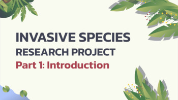 Preview of Invasive Species Research Project Slides