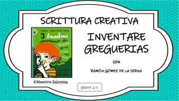Preview of Inventare Greguerias (metafore e immagini per bambini)