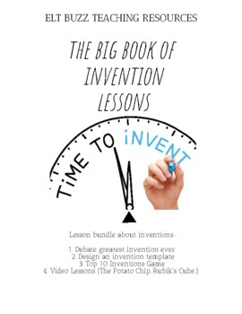 Preview of Invention Lesson Materials and Activities. Science. Video. ESL. EFL. ELA.