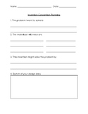 Invention Project- Planning, Directions & Presentation Outline
