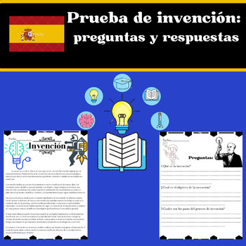 Preview of Invention Quiz : Questions and Answers in Español