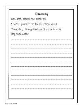 write a report about the gadget or invention