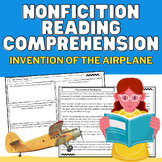Invention of the Airplane Nonfiction Reading, Main Idea, C