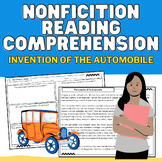 Invention of the Automobile Nonfiction Reading, Main Idea,