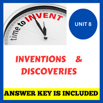 Preview of Inventions And Discoveries Vocabulary PPT Slides ; introducing the theme