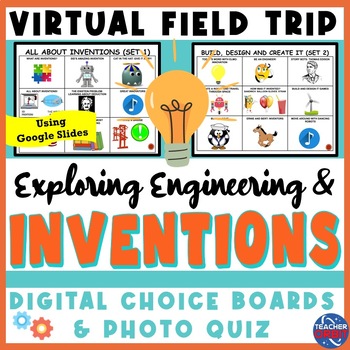 Preview of Inventions & Engineering Virtual Field Trip Inventors STEM Digital Resource