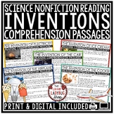 Inventions Nonfiction Science Reading Comprehension Passag