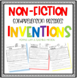Inventions Reading Comprehension Non-fiction Passages with