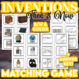 Inventions Then and Now Matching Game