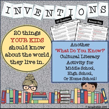 Preview of Inventions - What Do You Know?