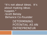 Inventions and Entrepreneurship